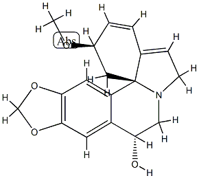 1,2,6,7-Tetradehydro-3β-methoxy-15,16-(methylenedioxy)erythrinan-11α-ol