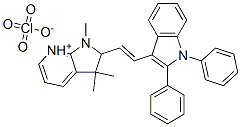 2-[2-(1,2-diphenyl-1H-indol-3-yl)vinyl]-1,3,3-trimethyl-3H-pyrrolo[2,3-b]pyridinium perchlorate