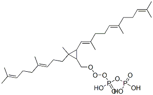 [[2-(4,8-dimethylnona-3,7-dienyl)-2-methyl-3-(2,6,10-trimethylundeca-1,5,9-trienyl)cyclopropyl]methoxy-hydroxy-phosphoryl]oxyphosphonic acid