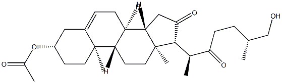 Acetic acid (20S,25R)-26-hydroxy-16,22-dioxocholest-5-en-3β-yl ester