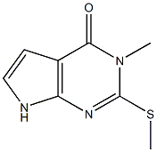 4-methyl-3-methylsulfanyl-2,4,9-triazabicyclo[4.3.0]nona-2,7,10-trien-5-one