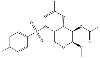 Methyl 2-O,3-O-diacetyl-4-O-(p-tolylsulfonyl)-β-L-arabinopyranoside