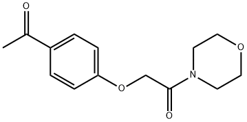 吗啉,1-(2-(对-乙酰基苯氧基)乙酰基)-
