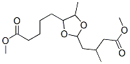 5-[2-(2-Methyl-4-methoxy-4-oxobutyl)-5-methyl-1,3-dioxolan-4-yl]pentanoic acid methyl ester