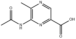 Pyrazinecarboxylic acid, 6-(acetylamino)-5-methyl- (9CI)