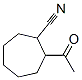 Cycloheptanecarbonitrile, 2-acetyl- (9CI)