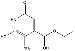 2(1H)-Pyridinone,3-amino-4-(ethoxyhydroxymethyl)-6-hydroxy-(9CI)