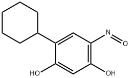 1,3-Benzenediol, 4-cyclohexyl-6-nitroso- (9CI)