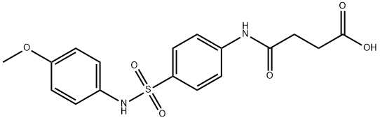 4-{4-[(4-methoxyanilino)sulfonyl]anilino}-4-oxobutanoic acid