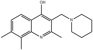 2,7,8-trimethyl-3-(piperidin-1-ylmethyl)quinolin-4-ol