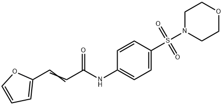 (2E)-3-(furan-2-yl)-N-[4-(morpholin-4-ylsulfonyl)phenyl]prop-2-enamide
