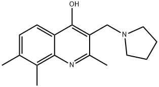 2,7,8-trimethyl-3-(pyrrolidin-1-ylmethyl)quinolin-4-ol