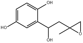 1,4-Benzenediol, 2-[1-hydroxy-2-(2-methyloxiranyl)ethyl]- (9CI)