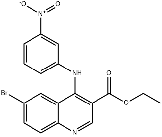 ethyl 6-bromo-4-[(3-nitrophenyl)amino]quinoline-3-carboxylate