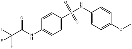 2,2,2-trifluoro-N-(4-{[(4-methoxyphenyl)amino]sulfonyl}phenyl)acetamide