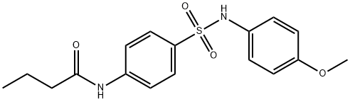 N-(4-{[(4-methoxyphenyl)amino]sulfonyl}phenyl)butanamide