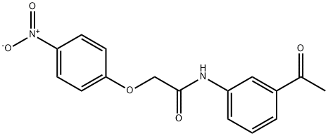 N-(3-acetylphenyl)-2-{4-nitrophenoxy}acetamide