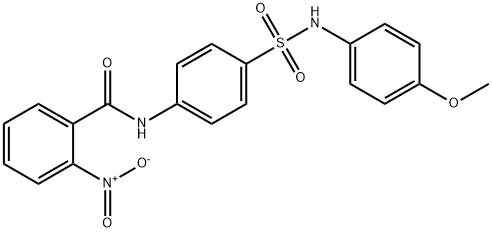 N-(4-{[(4-methoxyphenyl)amino]sulfonyl}phenyl)-2-nitrobenzamide