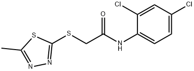 N-(2,4-dichlorophenyl)-2-[(5-methyl-1,3,4-thiadiazol-2-yl)sulfanyl]acetamide