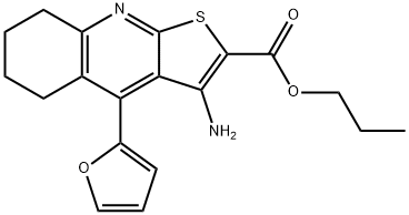 propyl 3-amino-4-(furan-2-yl)-5,6,7,8-tetrahydrothieno[2,3-b]quinoline-2-carboxylate