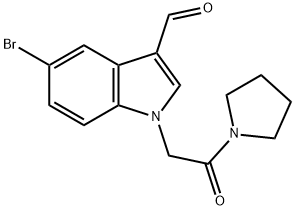 5-BROMO-1-[2-OXO-2-(1-PYRROLIDINYL)ETHYL]-1H-INDOLE-3-CARBALDEHYDE