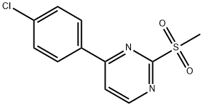 4-(4-氯苯基)-2-(甲基磺酰基)嘧啶