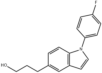 4-(1-(4-fluorophenyl)-1H-indol-3-yl)butan-1-ol