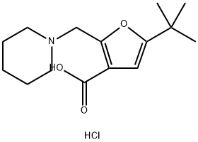 5-叔丁基-2-哌啶基-1-甲基呋喃-3-羧酸