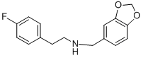 BENZO[1,3]DIOXOL-5-YLMETHYL-[2-(4-FLUORO-PHENYL)-ETHYL]-AMINE
