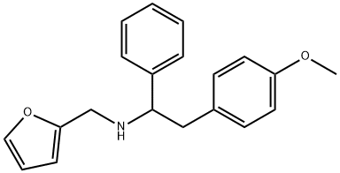 N-(呋喃-2-基甲基)-2-(4-甲氧基苯基)-1-苯乙烷-1-胺