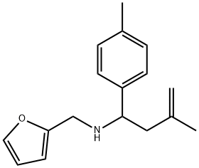 N-(呋喃-2-基甲基)-3-甲基-1-(对甲苯基)丁-3-烯-1-胺