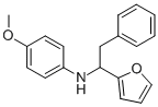(1-FURAN-2-YL-2-PHENYL-ETHYL)-(4-METHOXY-PHENYL)-AMINE