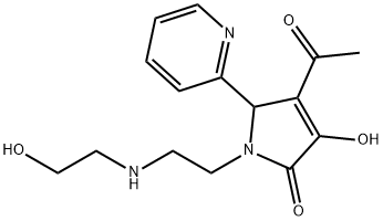 4-ACETYL-3-HYDROXY-1-[2-(2-HYDROXY-ETHYLAMINO)-ETHYL]-5-PYRIDIN-2-YL-1,5-DIHYDRO-PYRROL-2-ONE