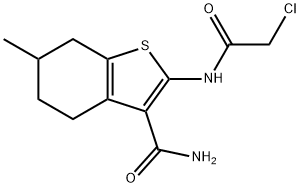 2-(2-氯乙烷酰氨基)-6-甲基-4,5,6,7-四氢-1-苯并噻吩-3-甲酰胺