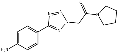 2-[5-(4-胺苯基)-2H-1,2,3,4-四唑-2-基]-1-(吡咯烷-1-基)乙酮