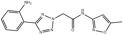 2-[5-(2-AMINO-PHENYL)-TETRAZOL-2-YL]-N-(5-METHYL-ISOXAZOL-3-YL)-ACETAMIDE