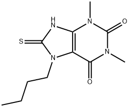 7-BUTYL-8-MERCAPTO-1,3-DIMETHYL-3,7-DIHYDRO-PURINE-2,6-DIONE