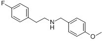 2-(4-氟苯基)-N-(4-甲氧基苄基)乙-1-胺盐酸盐