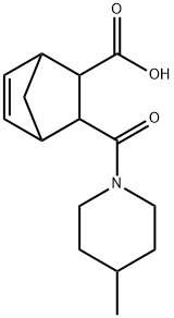 3-(4-甲基哌啶-1-羰基)双环[2.2.1]庚-5-烯-2-羧酸