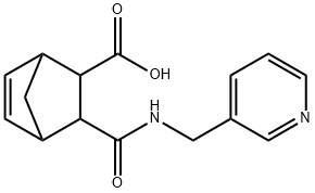 3-[(PYRIDIN-3-YLMETHYL)-CARBAMOYL]-BICYCLO[2.2.1]HEPT-5-ENE-2-CARBOXYLIC ACID