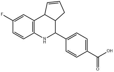4-(8-氟-3A,4,5,9B-四氢-3H-环戊二烯[C]喹啉-4-基)苯甲酸
