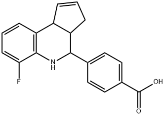 4-(6-氟-3A,4,5,9B-四氢-3H-环戊二烯[C]喹啉-4-基)苯甲酸