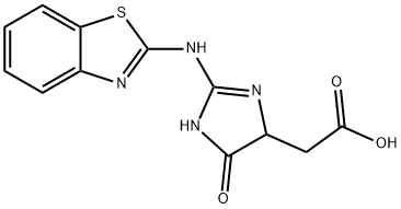 [2-(BENZOTHIAZOL-2-YLAMINO)-5-OXO-4,5-DIHYDRO-3 H-IMIDAZOL-4-YL]-ACETIC ACID
