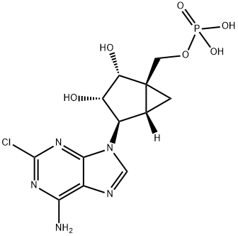 ((1R,2R,3S,5S)-4-(6-amino-2-chloro-9H-purin-9-yl)-2,3-dihydroxybicyclo[3.1.0]hexan-1-yl)methyldihydrogenphosphate