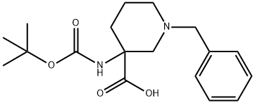 1-苄基-3-叔丁氧羰基氨基哌啶-3-甲酸