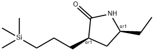 2-Pyrrolidinone,5-ethyl-3-[3-(trimethylsilyl)propyl]-,(3R,5S)-rel-(9CI)