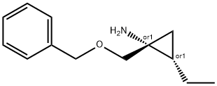 Cyclopropanamine, 2-ethyl-1-[(phenylmethoxy)methyl]-, (1R,2S)-rel- (9CI)