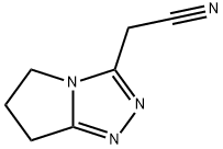 5H-Pyrrolo[2,1-c]-1,2,4-triazole-3-acetonitrile,6,7-dihydro-(9CI)