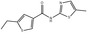 3-Thiophenecarboxamide,5-ethyl-N-(5-methyl-2-thiazolyl)-(9CI)