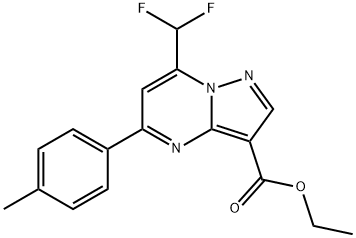 7-(二氟甲基)-5-(4-甲基苯基)吡唑[1,5-A]嘧啶-3-羧酸乙酯